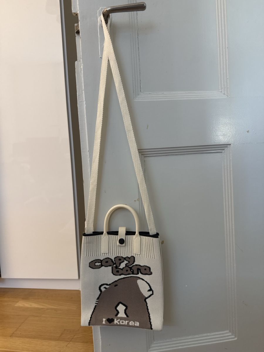 Borse & Zaini: Cute Korean-Style "Cappy Bara" Knit Cross Bag - Spring! – Nuovo (secondo la descrizione) da Zürich venduto da queennn 1