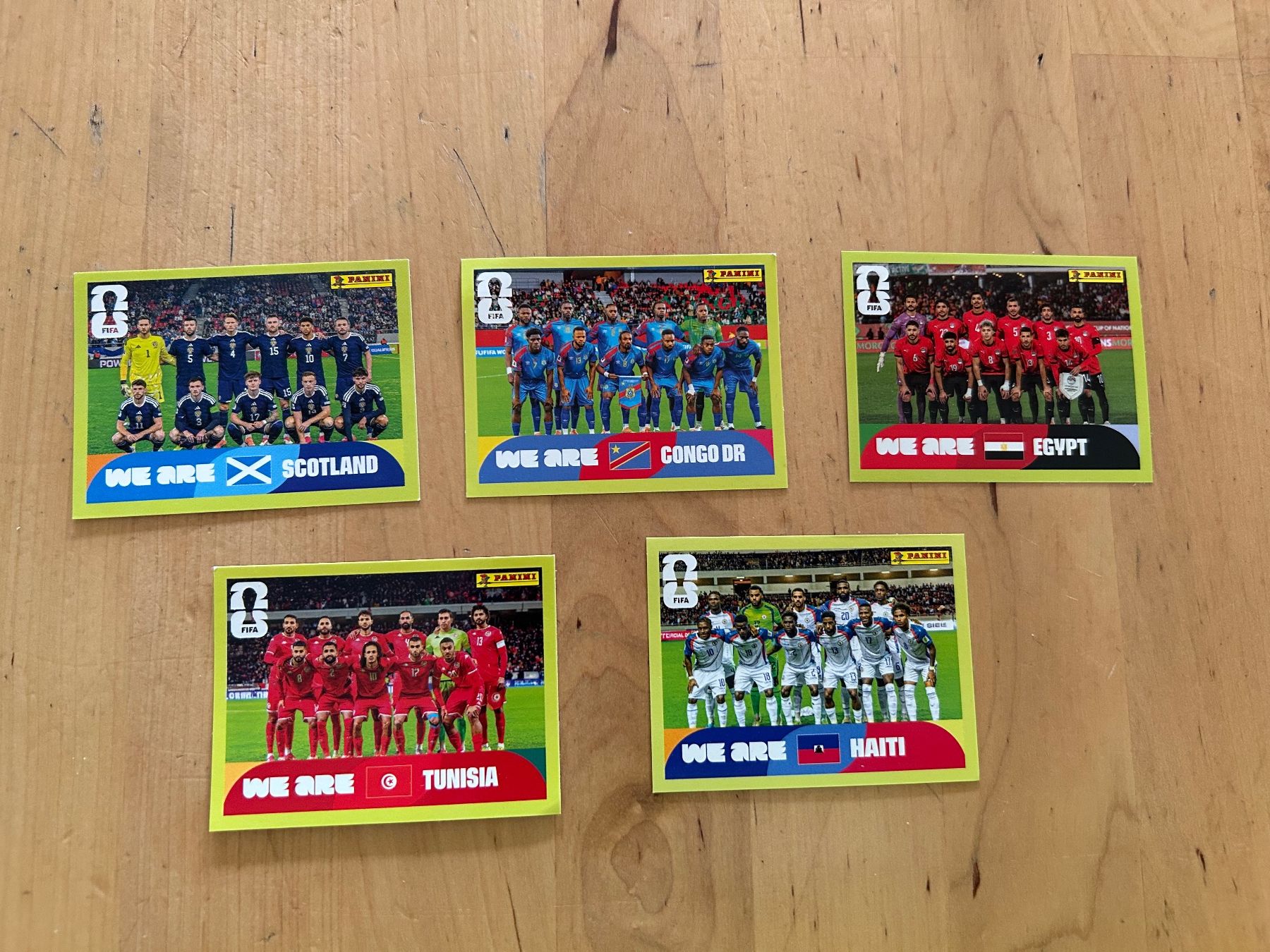 Panini Cartes à collectionner: 5x Panini WM 2026 Gruppen – D'occasion à Meienried par janosch7
