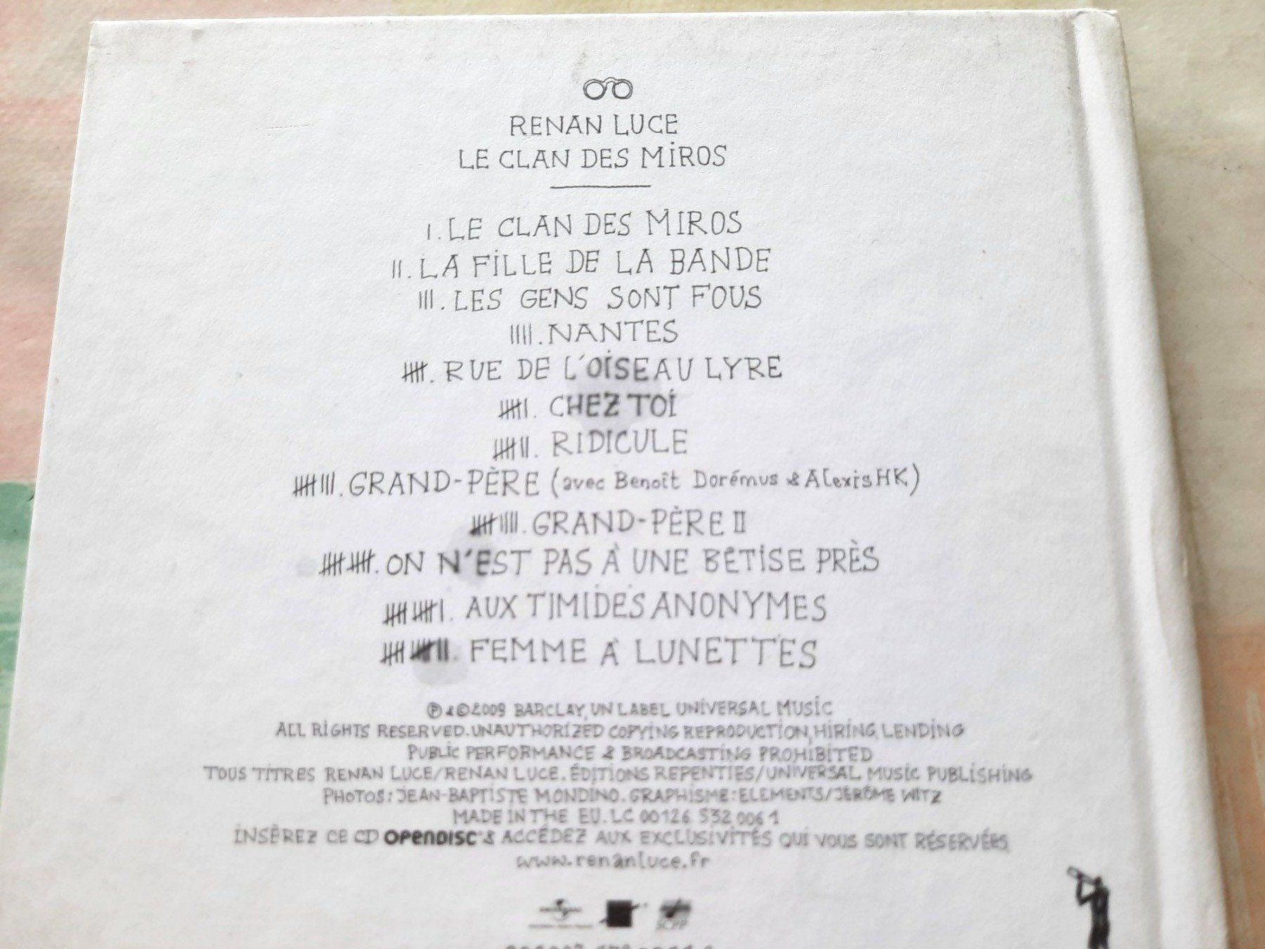 CDs: Cd Renand Luce - Le clan des Miros  – Gebraucht aus Pully von bro_n52j 2