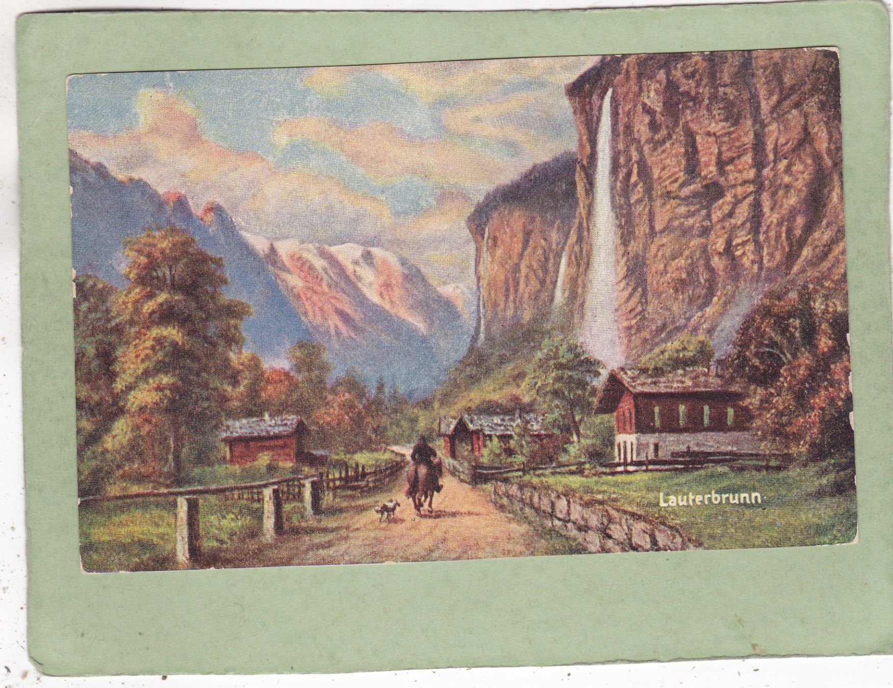 Cartoline postali: Lauterbrunnen – Usato da Herisau venduto da Lisegrat2008