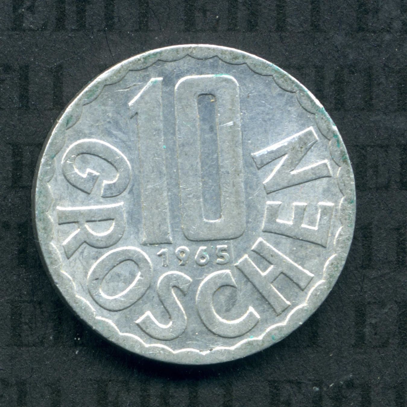 Tutti le monete: ATS___0.10 1965 ss 10 Groschen – Usato da Widnau venduto da Elf11