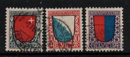 1920 PRO JUVENTUTE SBK J15/J17 serie completa ob Kat Val 50