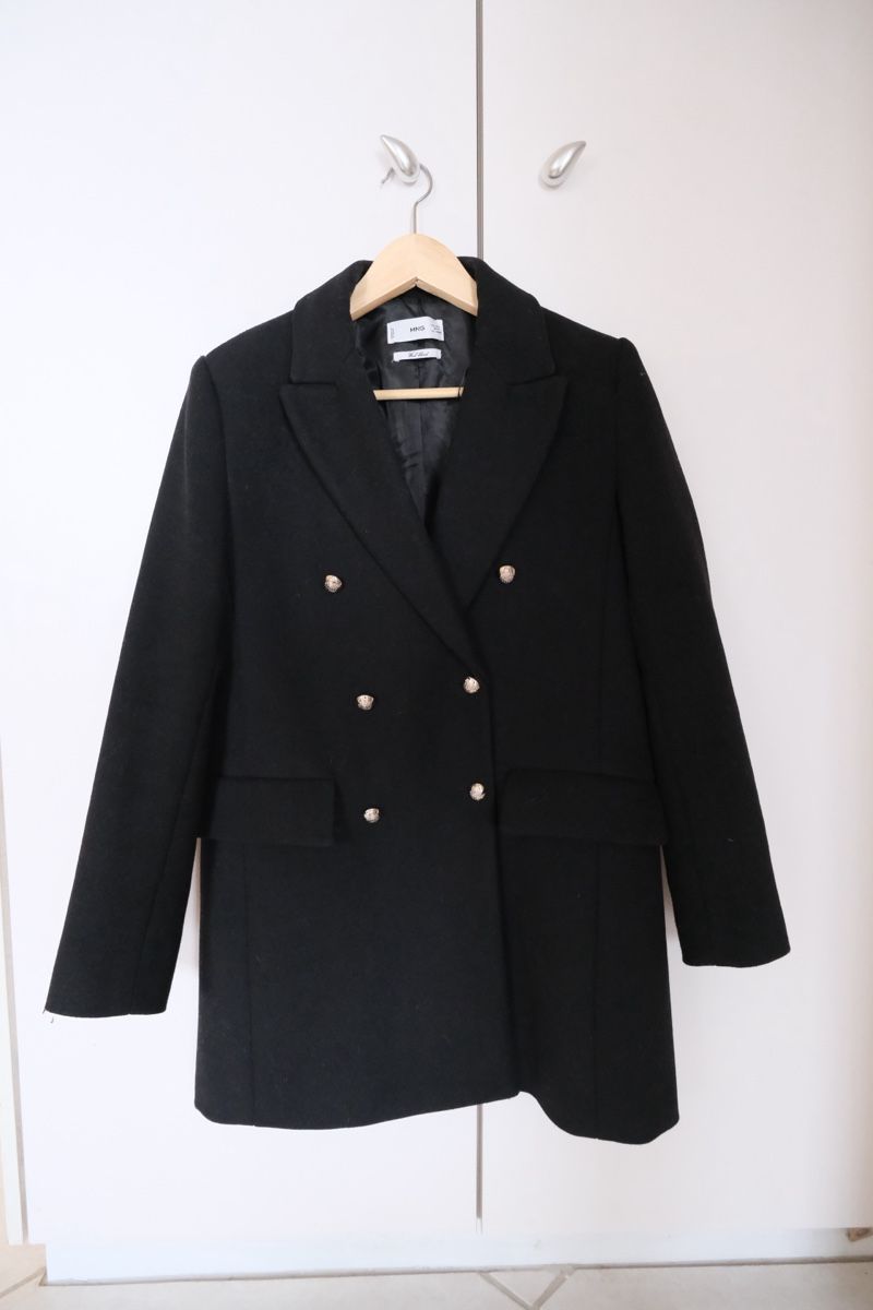 Mango Cappotti: Wollmantel von Mango in schwarz – Usato da Schlieren venduto da tnk_95