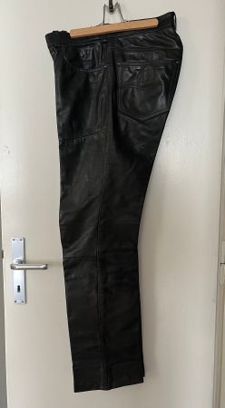 Pantalon cuir noir vintage – 1996 - Dainese