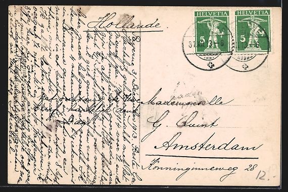 Cartes postales: Payerne, Vue Générale, Neujahrsgruss – D'occasion à Berlin par bartko-reher 1