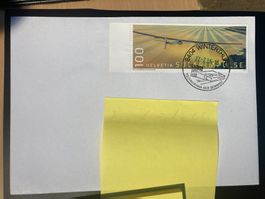 Schweiz 2016 Ersttagsbrief Solarimpulse Vollstempel 8404