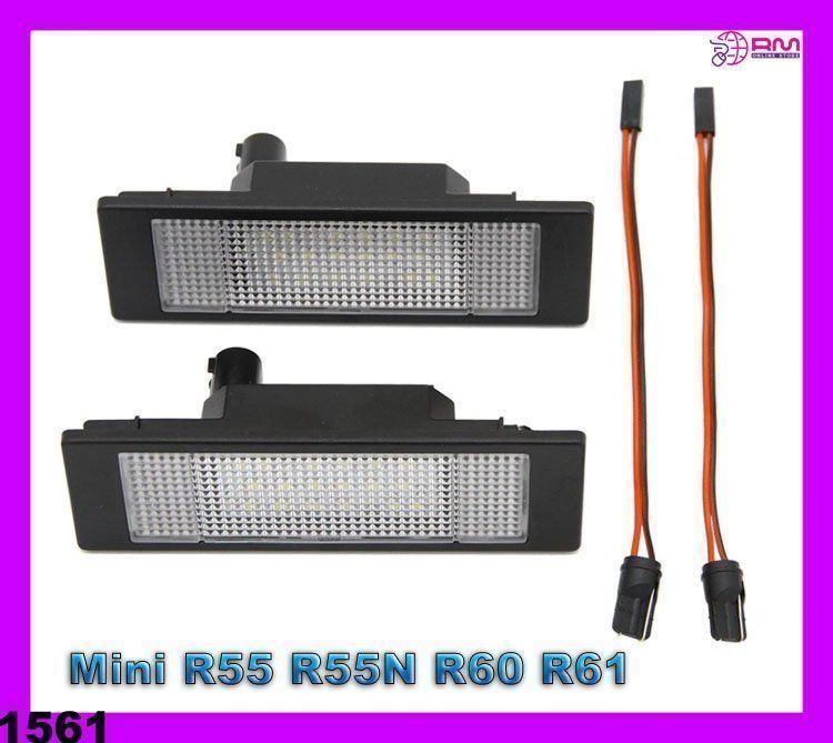 LED Mini Kennzeichenbeleuchtung Forty Schwarz E-geprüft Motorrad Quad ATV Roller - Foto 7