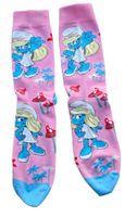 Socken Die Schlümpfe/The Smurfs/Schlumpfine/Blumen/Pilze