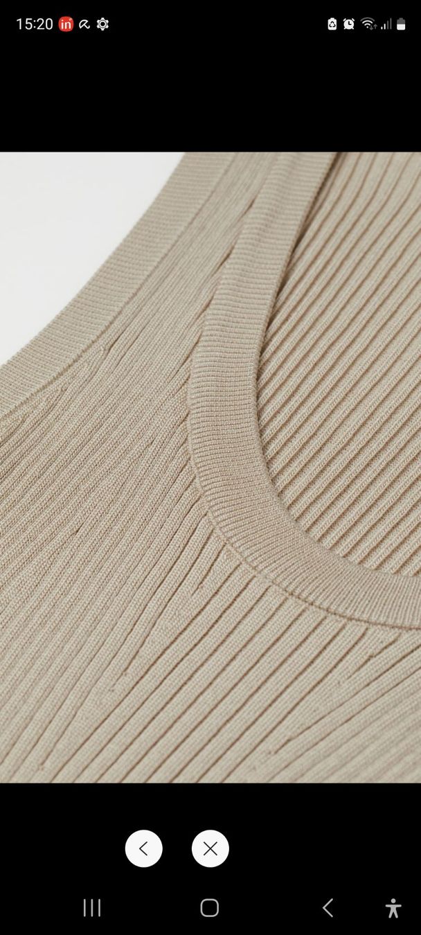 H&M Kleider: Geripptes Kleid H&M Gr.40 neuwertig – Gebraucht aus Oberaach von Svea11 1