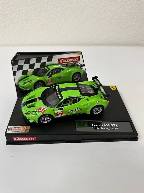 Carrera Voitures modèles: Carrera Evolution Ferrari 458 Krohn Racing No.57 Modellauto – D'occasion à Obernau par Arche_Noah_Brocki 1