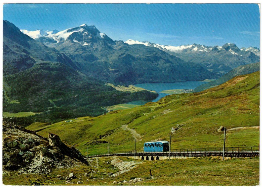 Cartoline postali: St. Moritz - Standseilbahn Corviglia – Usato da Binningen venduto da Mountainrider