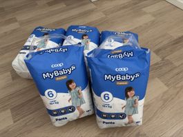 Coop MyBaby Pants Grösse 6 15+ kg 5 Packungen neu