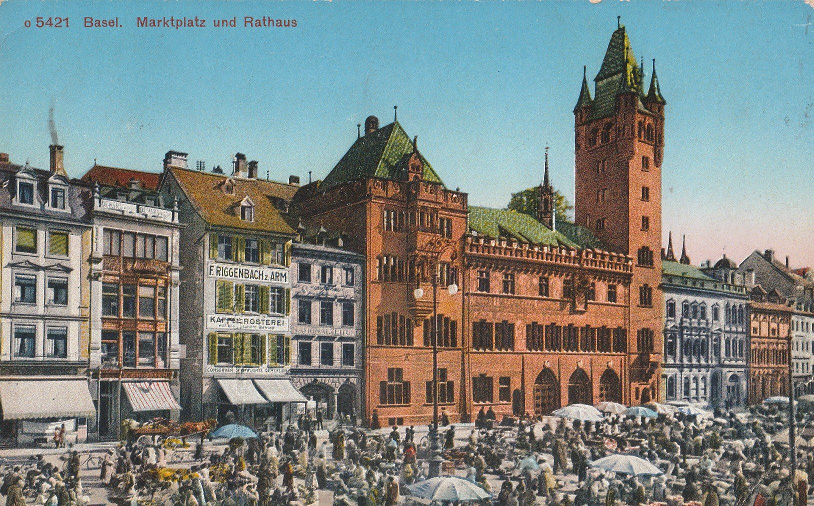 Cartoline postali: Basel – Usato da Lumbrein venduto da made02