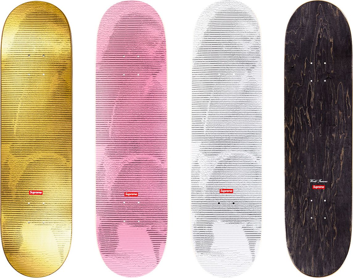 Supreme Skateboards: SUPREME Digi skateboard 2017 set de 3 – Nuovo e nell'imballaggio originale da Chêne-Bougeries venduto da CollectorGVA 2