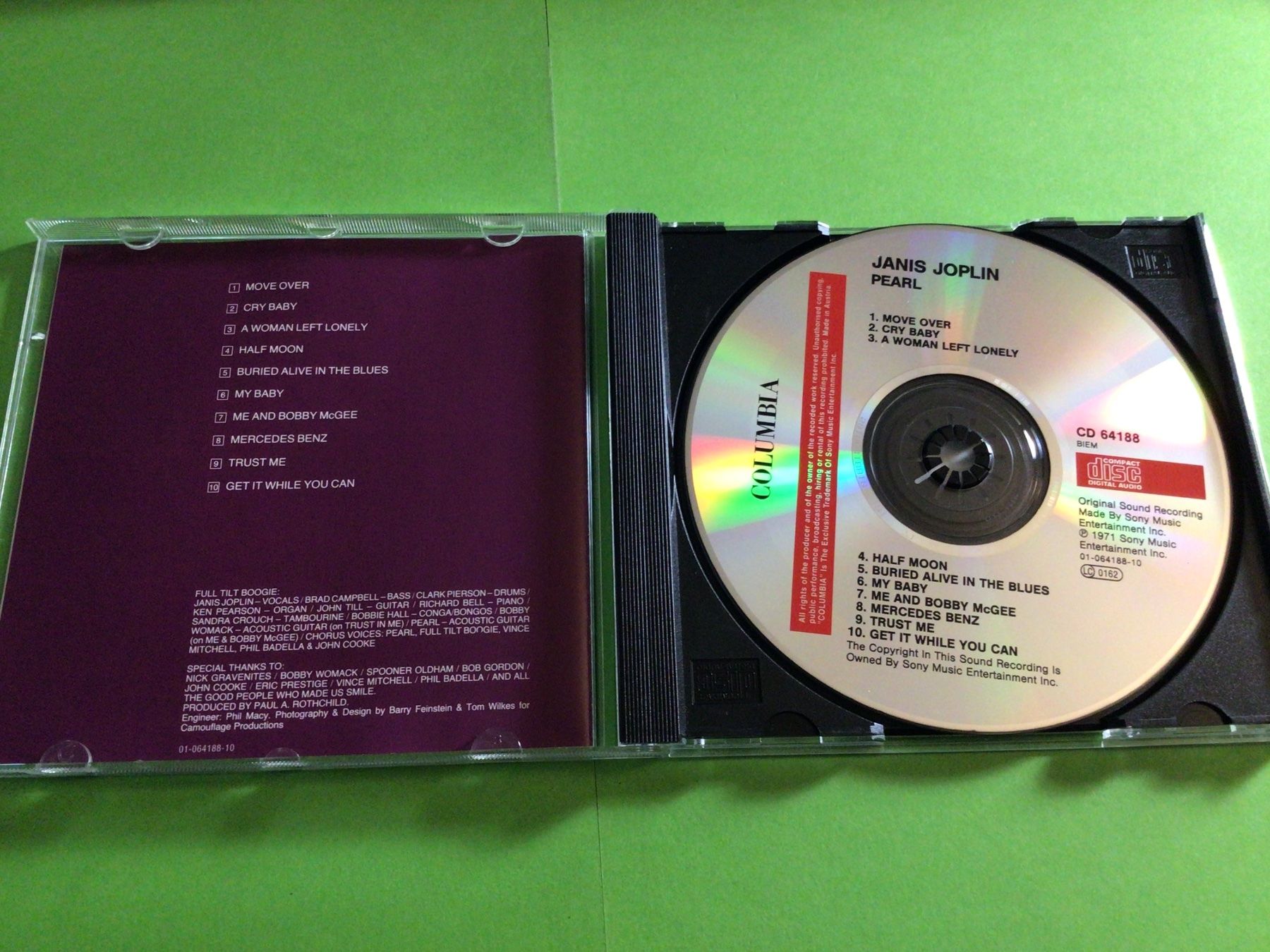 CDs: JANIS JOPLIN, Pearl, CD – Gebraucht aus Steinach von Quarkie 1