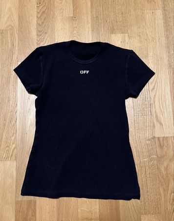 Off-White Damen T-Shirt XS – Schwarz – Neuwertig