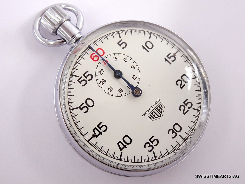 HEUER 1960ER 30 MINUTEN CHRONO HANDAUFZUG 736 US STOPPUHR