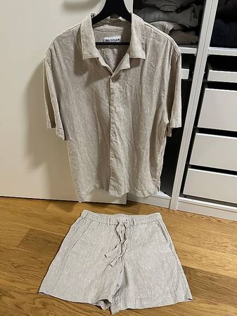 Leinenhemd + -hose Zara