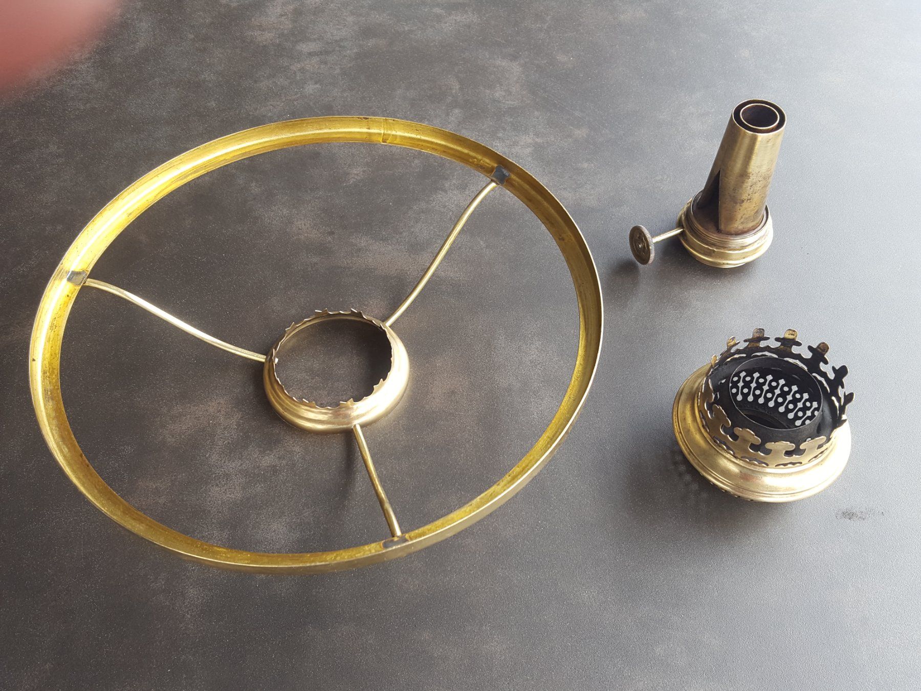 Lampen: Petrollampe, Art déco – Gebraucht aus Altendorf von Storck_1504 3