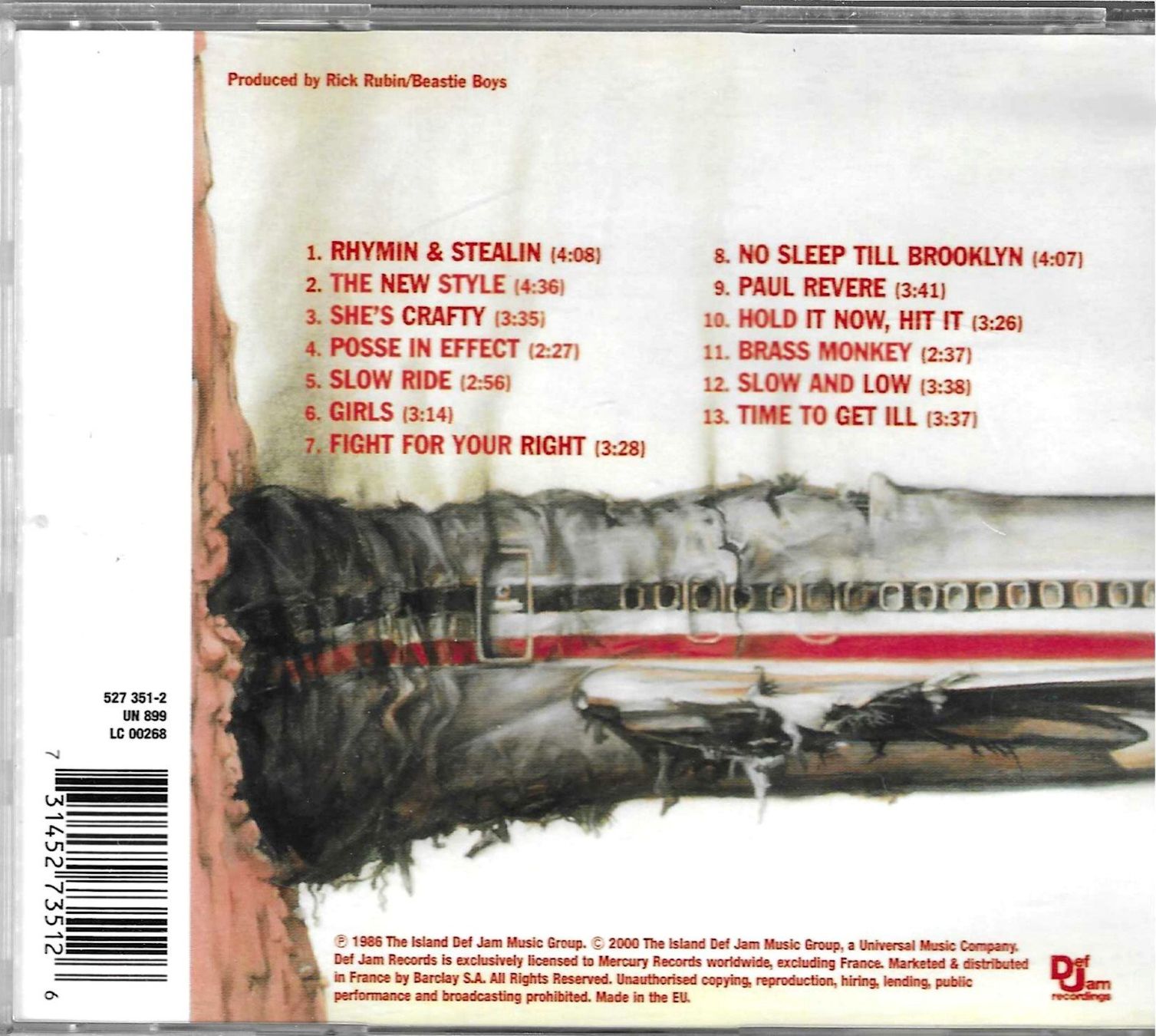 CD: Beastie Boys - Licensed to Kill – Usato da Savagnier venduto da Ne2065 1