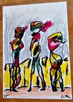LUC LATHION - Dessin original signé, 1995