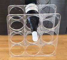 Weinregale Acryl für bis zu 54 Flaschen