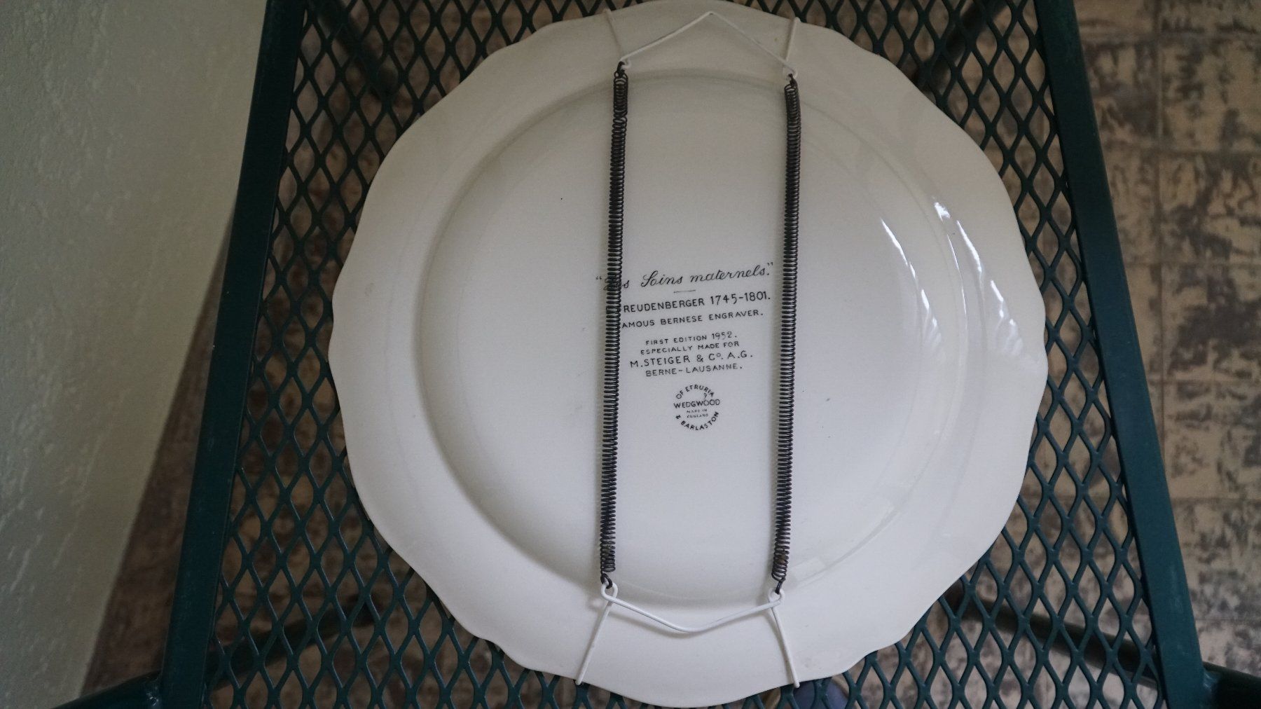 Wedgwood Teller: Wandteller Wedgwood – Gebraucht aus Bern von Antikbatik 2