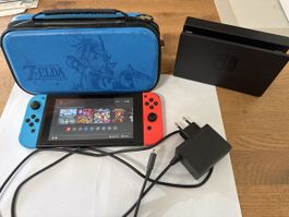 Nintendo Switch Set inkl. Dock & Zelda Case