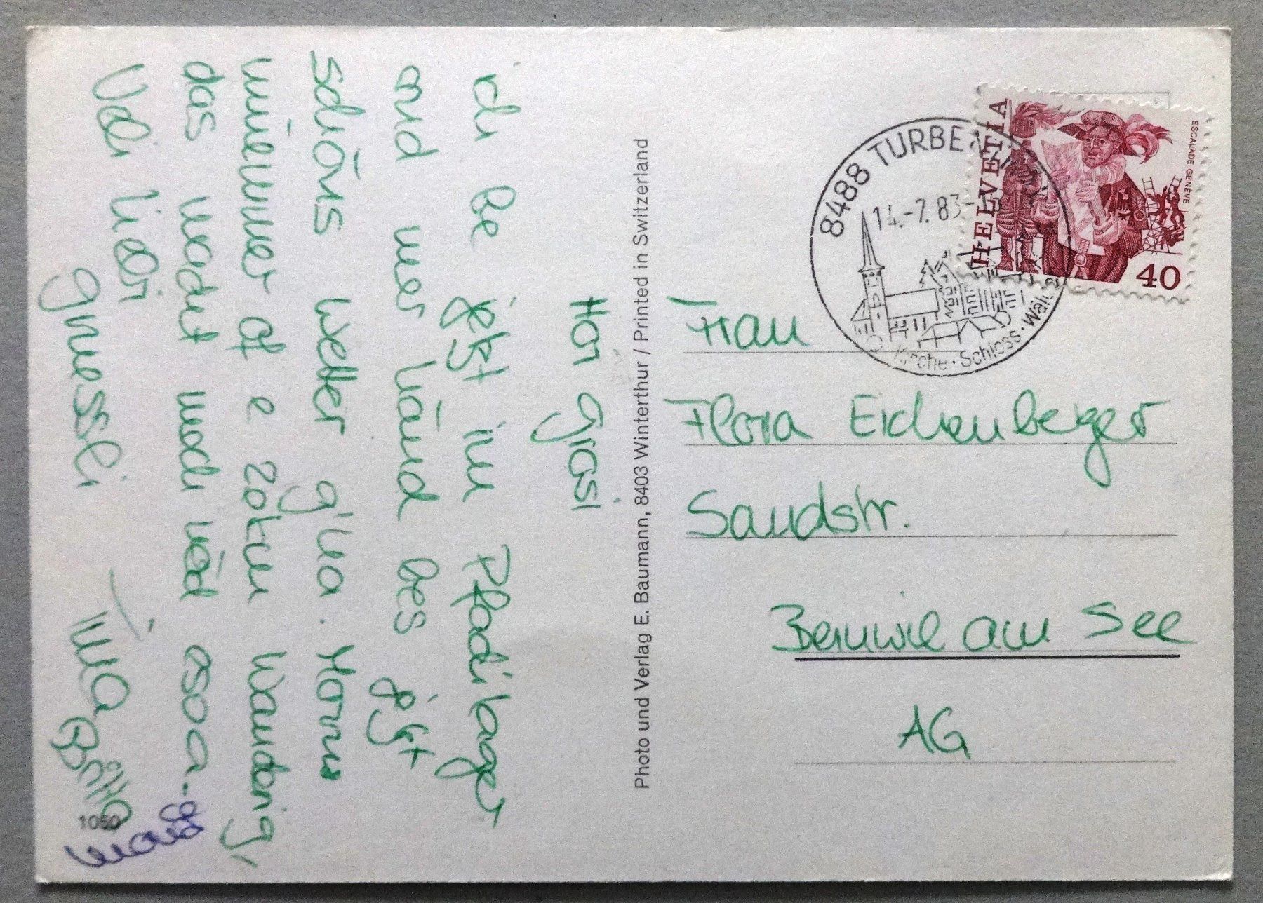 Cartoline postali: Neubrunnertal – Usato da Fétigny venduto da Billy2miny 1