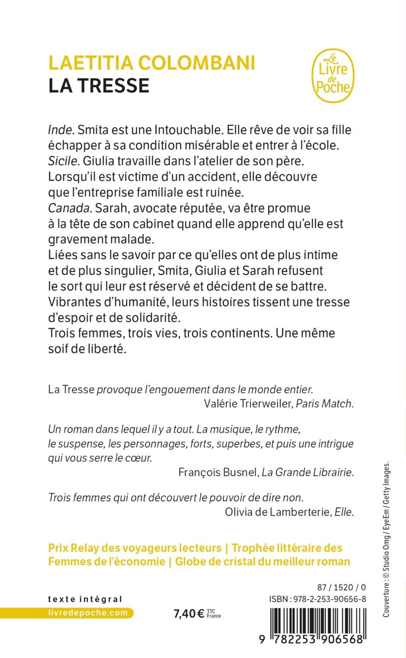 Libri: La tresse – Usato da Neuchâtel venduto da Dualseele 1
