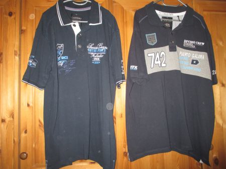 2 ER SET POLO SHIRTS GROSSE GRÖSSE 3 XL BAUMWOLLE