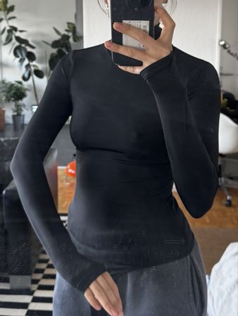 Black Turtleneck Bodysuit, Long Sleeve
