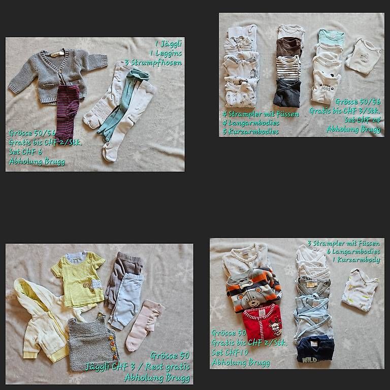 Kleiderpakete & -sets: Kleiderset oder Einzelstücke Grösse 50-56 – Gebraucht aus Brugg AG von man_cx5c 1
