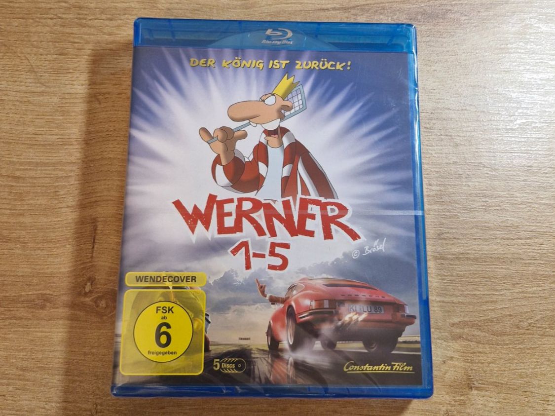 Tutti i DVDs: Werner 1-5 NEU OVP Bluray – Nuovo e nell'imballaggio originale da Pfungen venduto da Whitie