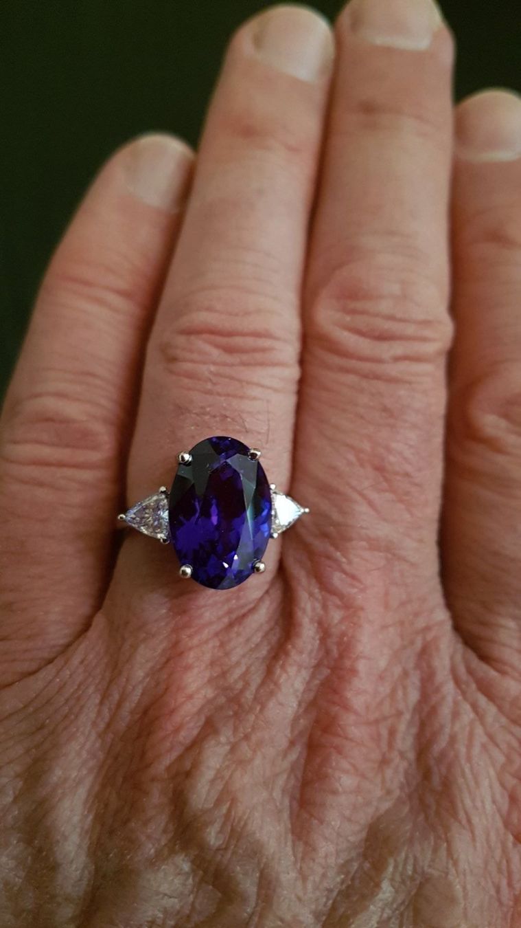 Anelli: Königlicher Tanzanite+Diamanten Ring NEU – Nuovo e nell'imballaggio originale da KLOTEN venduto da Luxurious-Shop 3