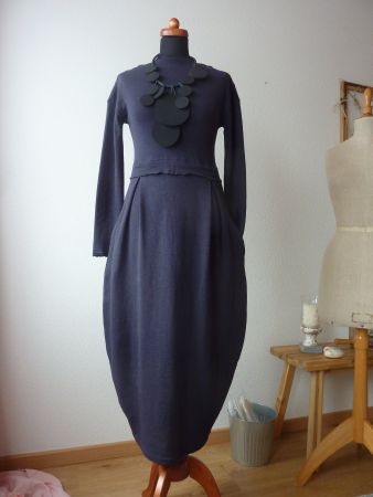 merino Wollkleid maxi XS neu by basics