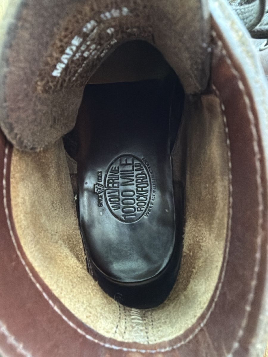 Wolverine Herrenschuhe: Wolverine 1000Mile chromexcel brown / 41.5 – Gebraucht aus Zürich von Anil_sag 3