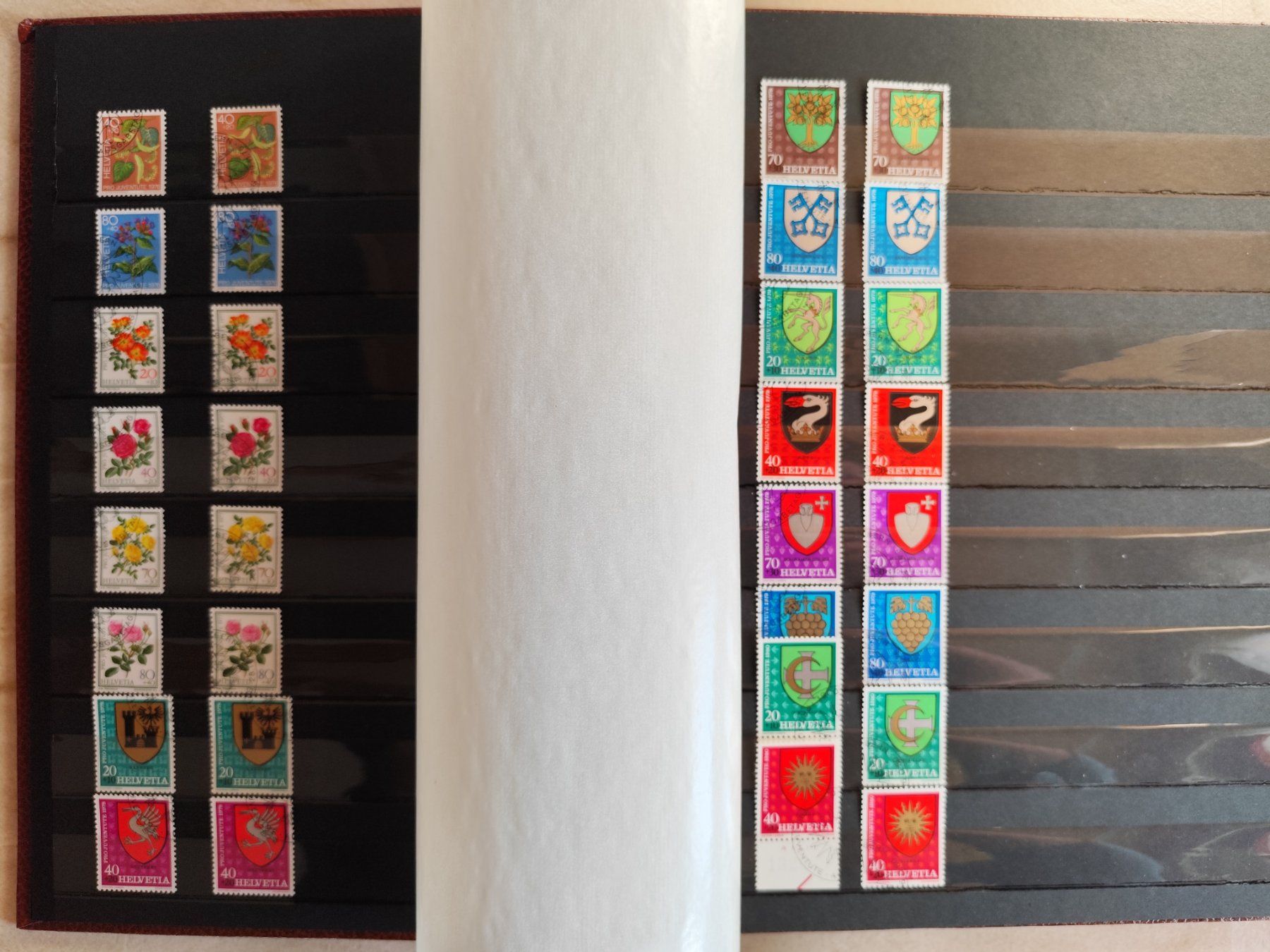 Tutti i francobolli: Album mit Schweizer Briefmarken - Pro Juventute – Usato da Ermenswil venduto da easyric 3