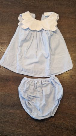 Kleid mit Hose Jacadi blau Grösse 60 neu