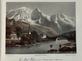 Mont Blanc Souvenir Suisse Briquet von Cuvillier / Lemercier