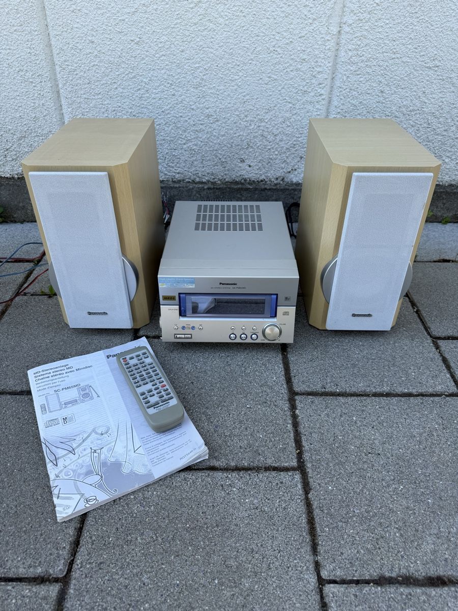 Panasonic Lettore multimediale & Streamer: MD/CD Stereoanlage Panasonic SC-PM65MD – Usato da Elgg venduto da dan_f8gv