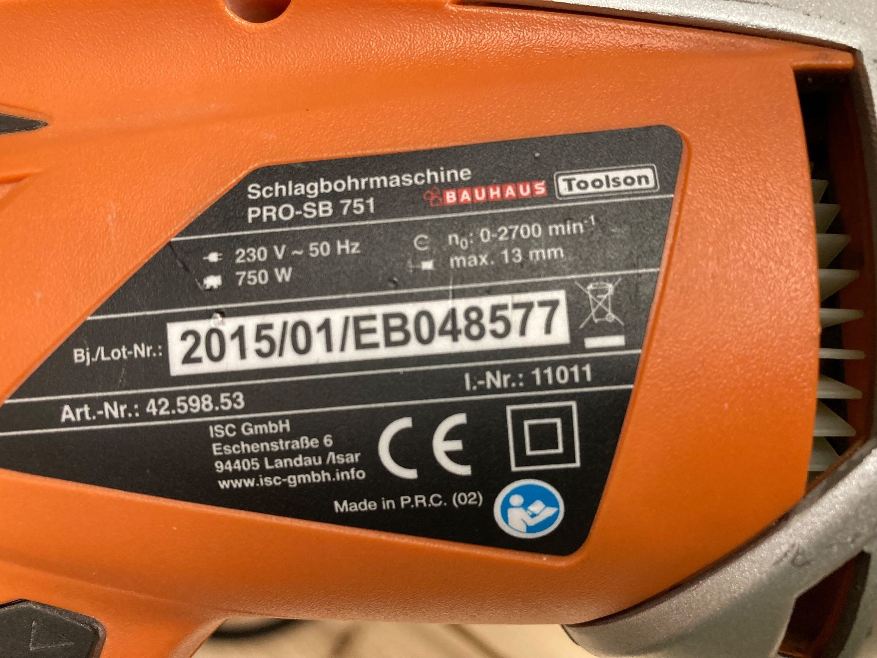 Perceuses: Bohrmaschine – D'occasion à Steffisburg par haryco2 1