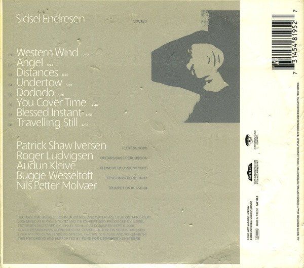 CDs: Sidsel Endresen - Undertow (Digipack) – Neu (gemäss Beschreibung) aus Uzwil von visions77 1