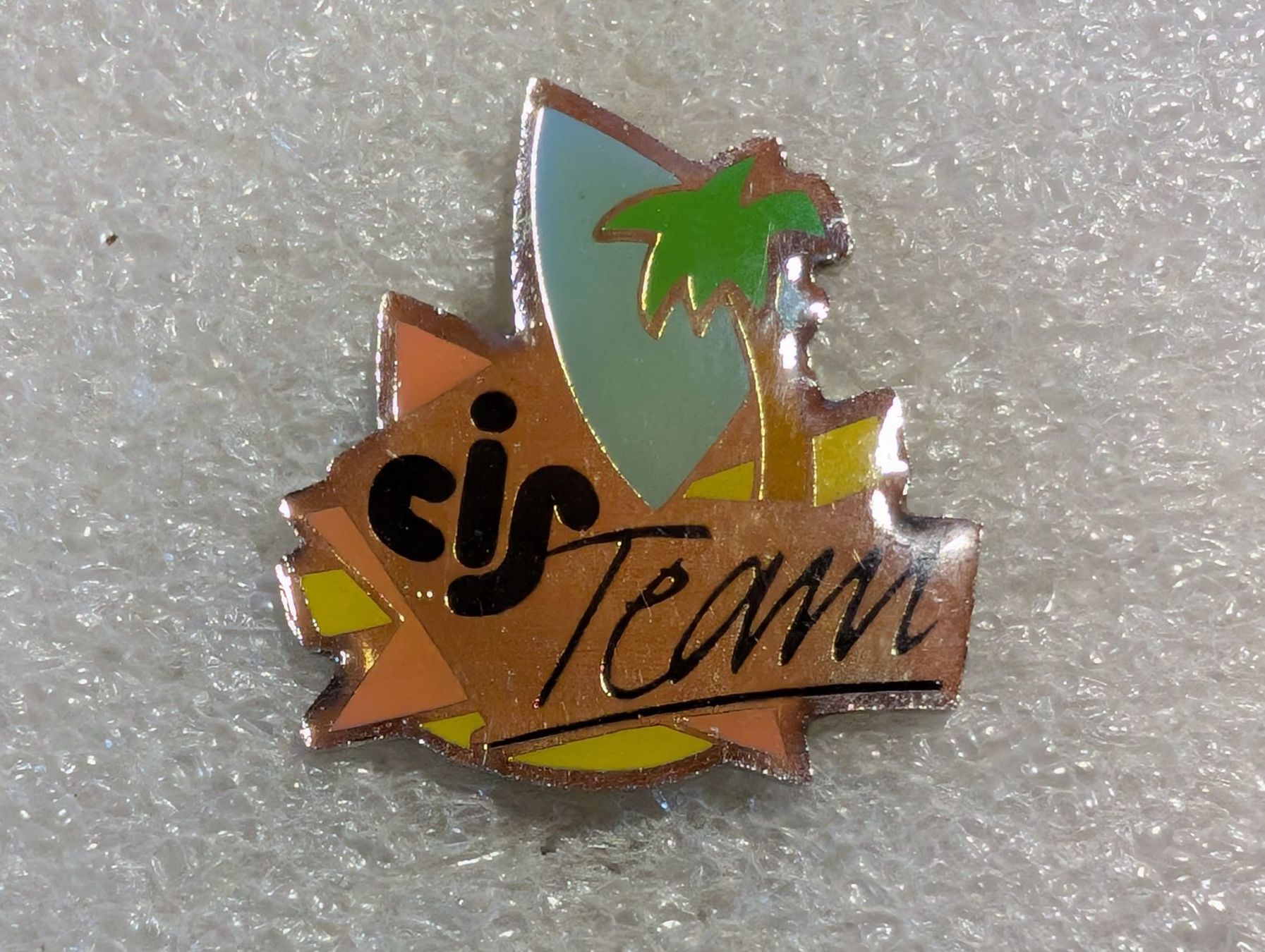 Placchette & Badge: Ansteckpin 228: CIS Team – Usato da Oppligen venduto da Pin-Fall-Shop