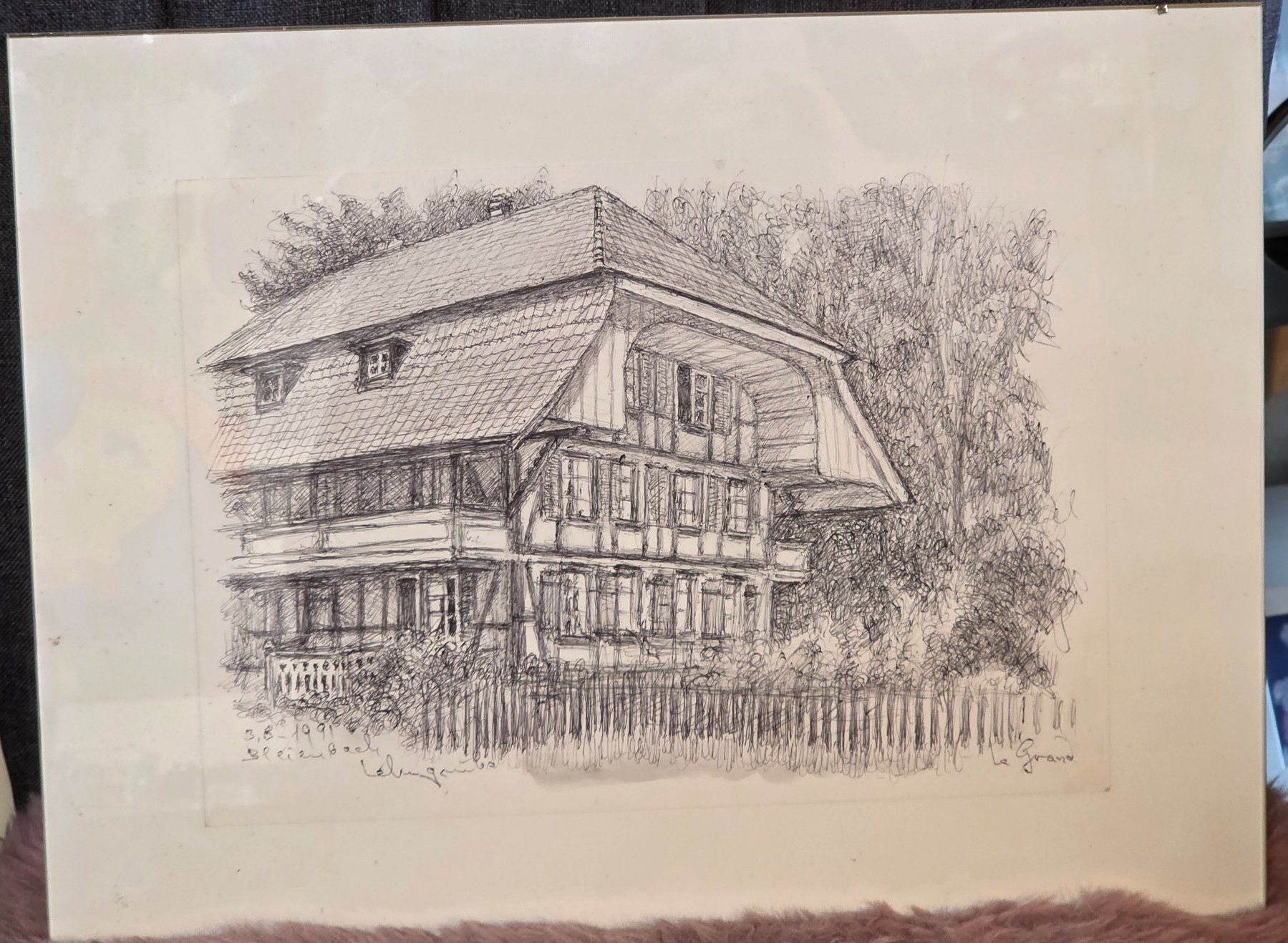 Gemälde: Landhaus Berner Oberland – Gebraucht aus Rohrbach von lod_m58r