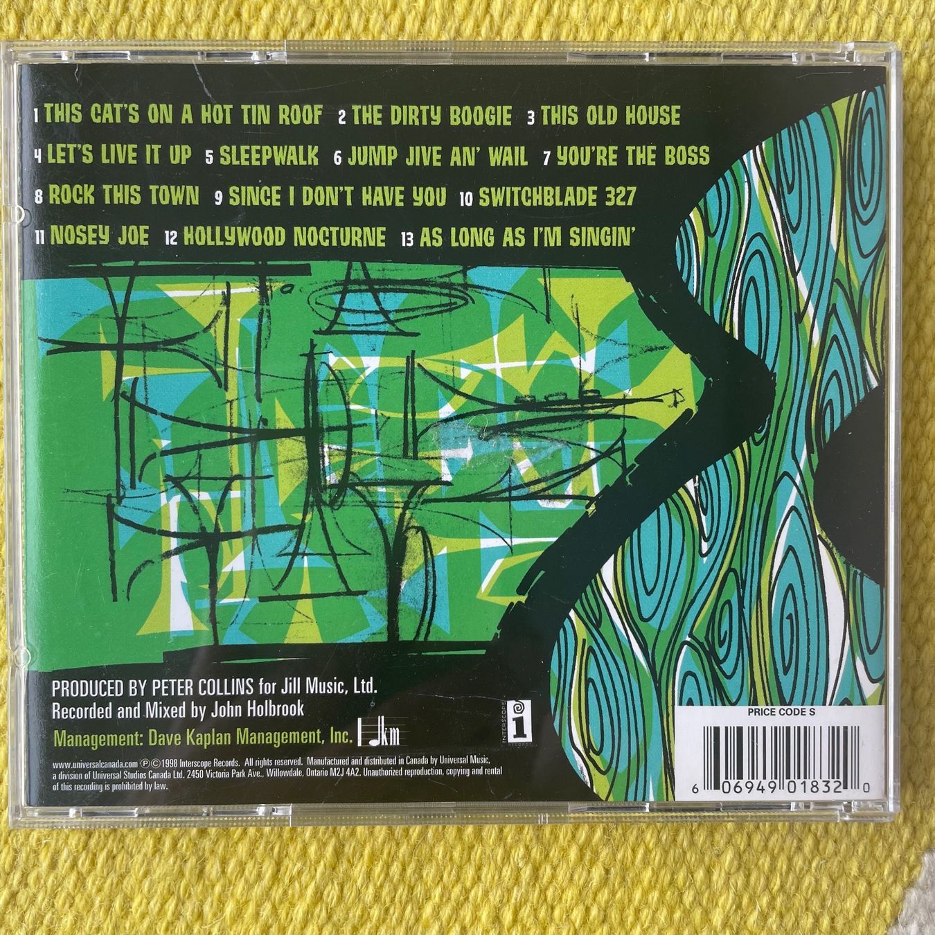 CD: BRIAN SETZER STRAY CATS-THE DIRTY BOOGIE – Usato da Rorschacherberg venduto da CD-Roli 1