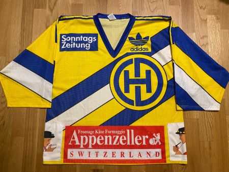 HC DAVOS TRIKOT SPENGLER CUP 1995 ADIDAS HCD XL