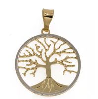 Anhänger Baum des Lebens aus 585 Gold 14 Karat 1,7 cm