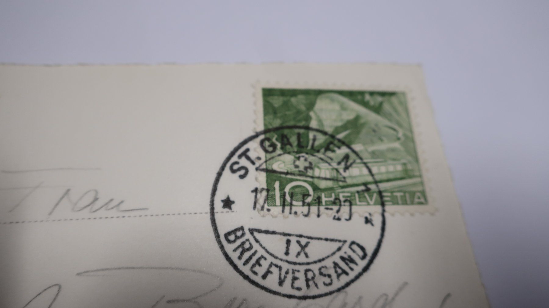 Cartoline postali: Speicher (App.) mit Bodensee 1951 – Usato da Cormoret venduto da Pascalll2001 7