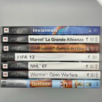 PSP Spiele Bundle + 7 Spiele und 1 Film